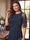 A-Line/Princess Scoop Half Sleeves Floor-Length Mother of the Bride Dresses with Cape & Sequins