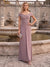 A-Line/Princess Off-the-Shoulder Sleeveless Floor-Length Mother of the Bride Dresses with Ruched & Embroidery