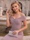 A-Line/Princess Off-the-Shoulder Sleeveless Floor-Length Mother of the Bride Dresses with Ruched & Embroidery
