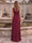 A-Line/Princess Scoop Sleeveless Floor-Length Long Mother of the Bride Dresses with Applique & Split Side