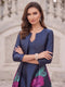 A-Line/Princess Cap Sleeves V-Neck Tea-Length Mother of the Bride with Beading & Jacket