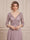 A-Line/Princess V-Neck 3/4 Sleeves Floor-Length Mother of the Bride Dresses with Embroidery
