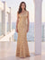 Trumpet/Mermaid One Shoulder Sleeveless Floor-Length Formal Dresses With Sequins