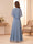 A-Line/Princess Scoop Half Sleeves Floor-Length Mother of the Bride Dresses with Cape & 3D Floral