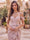 Sheath/Column Off-the-Shoulder Sleeveless Knee-Length Cocktail Dresses With Bowknot & Ruffles