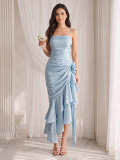 tall bridesmaid dresses Dresses, Dress for Tall Bridesmaids Color:AZURE BLUE length skirt that sits clearance sale Frostluinai Wedding Guest Dresses