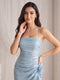 Trumpet/Mermaid Spaghetti Straps Sleeveless Asymmetrical Cocktail Dresses With 3D Floral & Ruffles