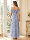 A-Line/Princess Off-the-Shoulder Sleeveless Asymmetrical Mother of the Bride Dresses With Ruffles & Floral