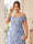 A-Line/Princess Off-the-Shoulder Sleeveless Asymmetrical Plus Size Mother of the Bride Dresses With Ruffles & Floral