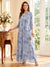 A-Line/Princess Scoop 3/4 Sleeves Floor-Length Mother of the Bride Dresses with Jacket & Ruched