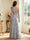 A-Line/Princess One-Shoulder Sleeveless Floor-Length Mother of the Bride Dresses with 3D Floral