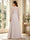 A-Line/Princess V-Neck Long Sleeves Floor-Length Mother of the Bride Dresses with Ruched & Lace
