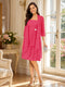 A-Line/Princess Square Neck 3/4 Sleeves Knee-Length Mother of the Bride Dresses with Jacket & Ruffles