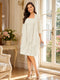 A-Line/Princess Square Neck 3/4 Sleeves Knee-Length Mother of the Bride Dresses with Jacket & Ruffles
