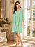 A-Line/Princess Square Neck 3/4 Sleeves Knee-Length Mother of the Bride Dresses with Jacket & Ruffles