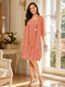A-Line/Princess Square Neck 3/4 Sleeves Knee-Length Mother of the Bride Dresses with Jacket & Ruffles