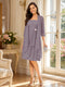A-Line/Princess Square Neck 3/4 Sleeves Knee-Length Mother of the Bride Dresses with Jacket & Ruffles