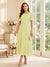 A-Line/Princess Scoop Short Sleeves Tea-Length Mother of the Bride Dresses with Lace & Pleats