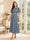 A-Line/Princess Scoop Short Sleeves Tea-Length Mother of the Bride Dresses with Lace & Pleats