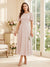 A-Line/Princess Scoop Short Sleeves Tea-Length Mother of the Bride Dresses with Lace & Pleats