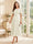 A-Line/Princess Scoop Short Sleeves Tea-Length Mother of the Bride Dresses with Lace & Pleats