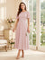 A-Line/Princess Scoop Short Sleeves Tea-Length Mother of the Bride Dresses with Lace & Pleats