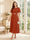 A-Line/Princess Scoop Short Sleeves Tea-Length Mother of the Bride Dresses with Lace & Pleats
