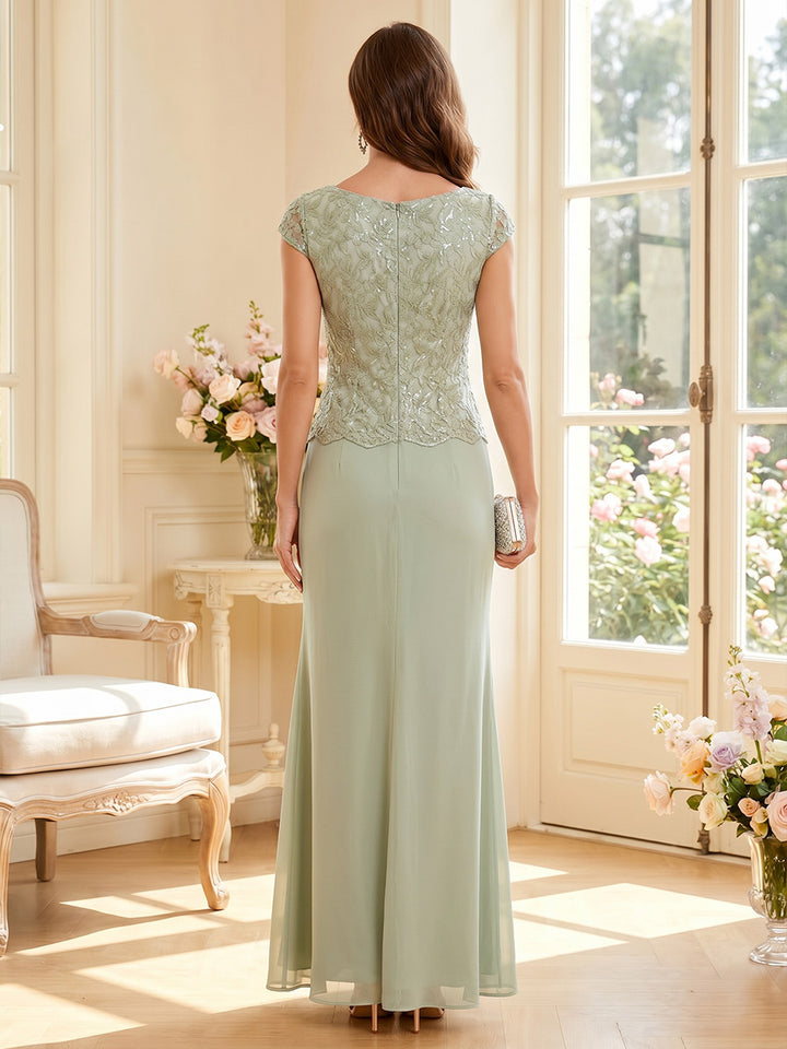 Trumpet/Mermaid Sweetheart Sleeveless Floor-Length Mother of the Bride Dresses with Applique