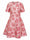 A-Line/Princess Scoop Short Sleeves Knee-Length Mother of the Bride Dresses with Ruched