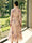 A-Line/Princess Shirt Collar Long Sleeves Tea-Length Mother of the Bride Dresses with Bowknot & Floral
