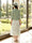 A-Line/Princess V-Neck 3/4 Sleeves Tea-Length Mother of the Bride Dresses with Pleats & Jacket