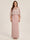 Sheath/Column Scoop 3/4 Sleeves Floor-Length Mother of the Bride Dresses with 3D Floral & Cape