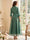 A-Line/Princess V-Neck 3/4 Sleeves Ankle-Length Mother of the Bride Dresses with Bowknot