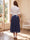 A-Line/Princess Shirt Collar Half Sleeves Tea-Length Mother of the Bride Dresses with Bowknot & Applique