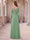 A-Line/Princess V-Neck Long Sleeves Floor-Length Mother of the Bride Dresses with Applique