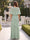 Sheath Column Scoop Half Sleeves Floor-Length Mother of the Bride Dresses with Ruffles & Cape