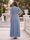 A-Line/Princess Half Sleeves Square Neck Floor-length Mother of the Bride Dresses with Rhinestone