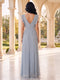A-Line/Princess V-Neck Sleeveless Floor-Length Mother of the Bride Dresses with Ruffles & Pleats