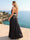 A-Line/Princess Halter Sleeveless Floor-Length Bridesmaid Dresses with Pleats