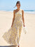 A-Line/Princess One-Shoulder Sleeveless Floor-Length Bridesmaid Dresses with Ruched