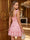 A-Line/Princess Sweetheart Sleeveless Short/Mini Homecoming Dresses With Ruffles & Sequins