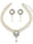 Artificial Luxury Pearls Necklace and Earrings Sets Jewelry for Women