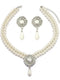Artificial Luxury Pearls Necklace and Earrings Sets Jewelry for Women