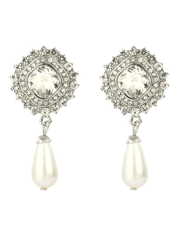 Artificial Luxury Pearls Necklace and Earrings Sets Jewelry for Women