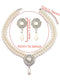 Artificial Luxury Pearls Necklace and Earrings Sets Jewelry for Women