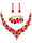 Women's Luxurious Rhinestones 3 Pieces Jewelry Sets