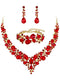 Women's Luxurious Rhinestones 3 Pieces Jewelry Sets