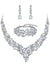 Women's Luxurious Rhinestones 3 Pieces Jewelry Sets