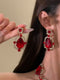 Women's Retro Exaggerated Necklace & Earrinngs Jewelry Set