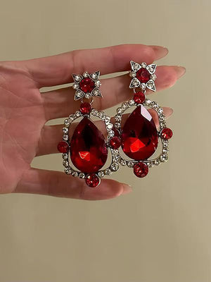 Women's Retro Exaggerated Necklace & Earrinngs Jewelry Set